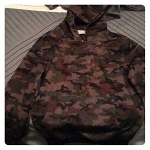 Camoflauge bulls hoodie
